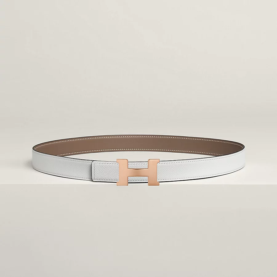 Mini Constance belt buckle & Reversible leather strap 24 mm - Image 1